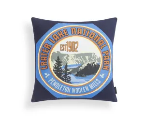 Crater Lake National Park Patch Pillow exotic cowhide rug, leather rug