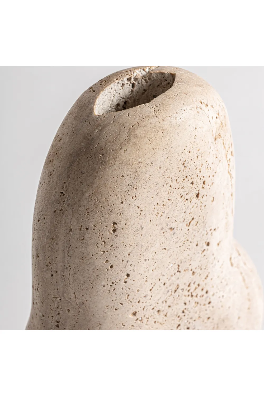 Cream Marble Vase | Vical Home Jasha