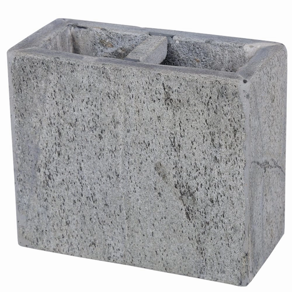 Creative Home Slate Stone Rectangular Toothbrush Holder - Grey Toothbrush Holder,Bathroom Organizer