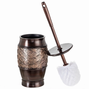 Creative Scents Dublin Brown Toilet Brush Set Toilet Brush,Bathroom Cleaner