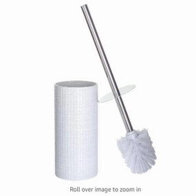 Creative Scents Estella White Toilet Brush Set Toilet Brush,Bathroom Cleaner