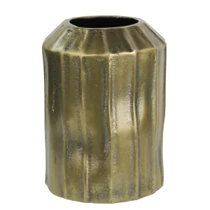 Croft Vase, Brass - Med Vase,Ceramic Vase