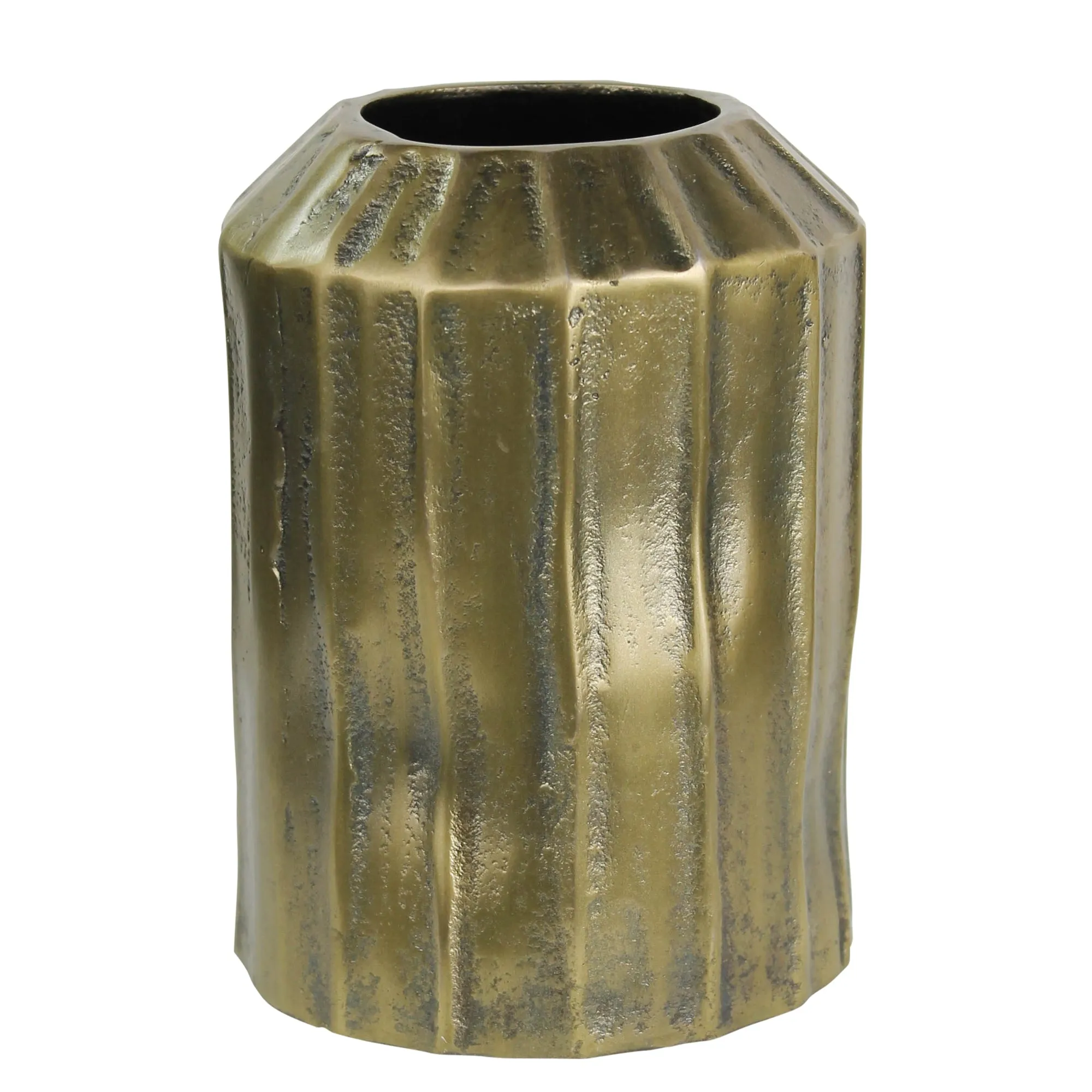 Croft Vase, Brass - Med Vase,Ceramic Vase