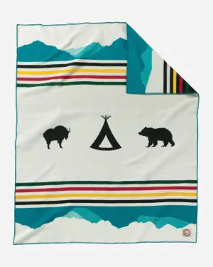 Crown of the Continent Blanket luxury bedding, duvet cover