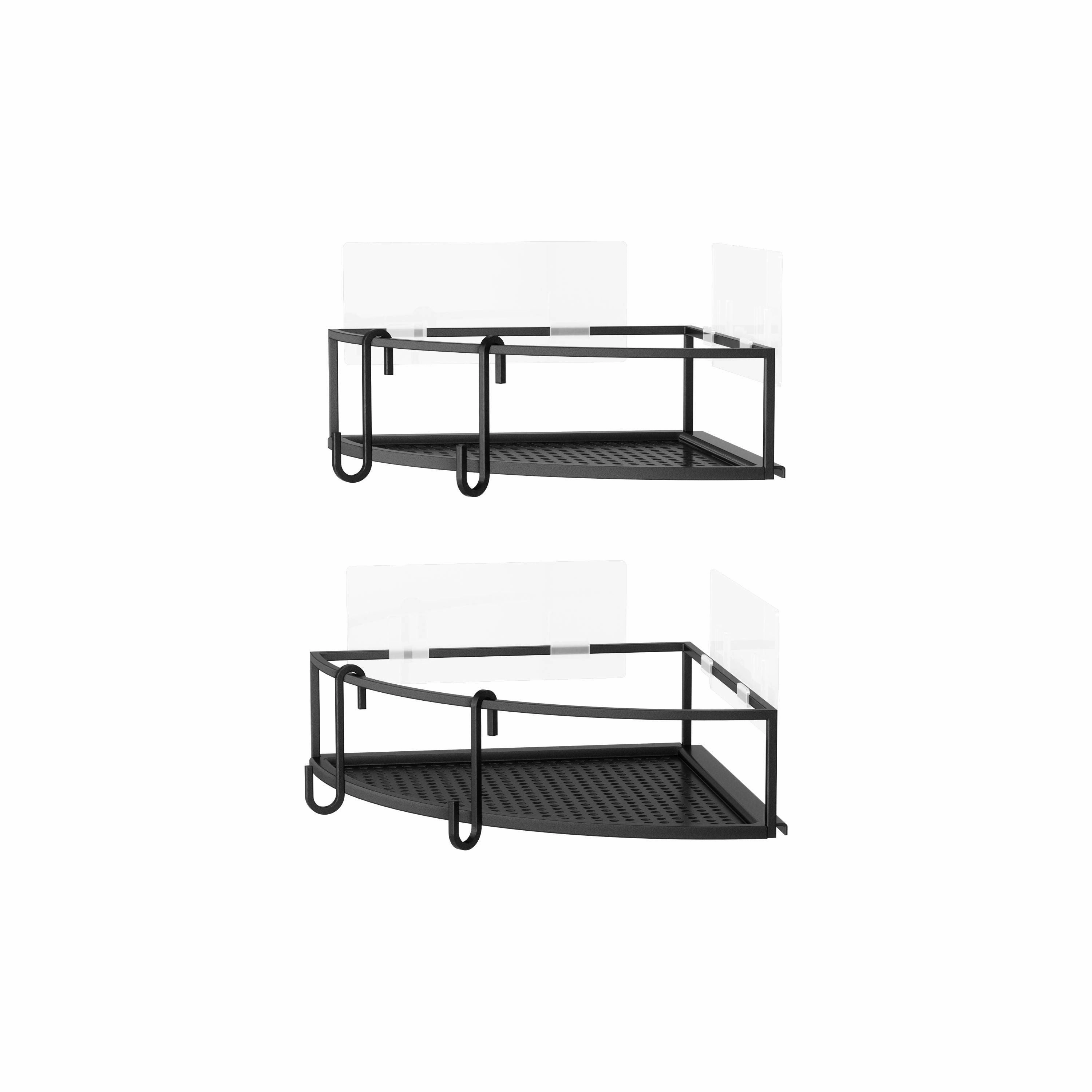 Cubiko Corner Bins (Set of 2) Bath Accessories,bathroom accessories set