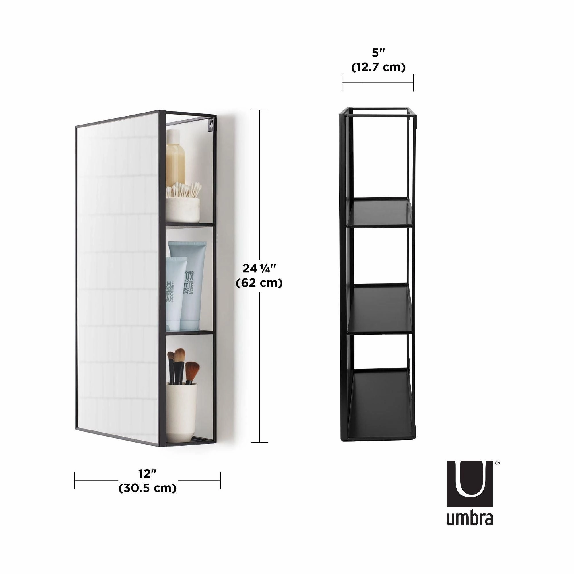 Cubiko Wall Mirror & Storage Unit