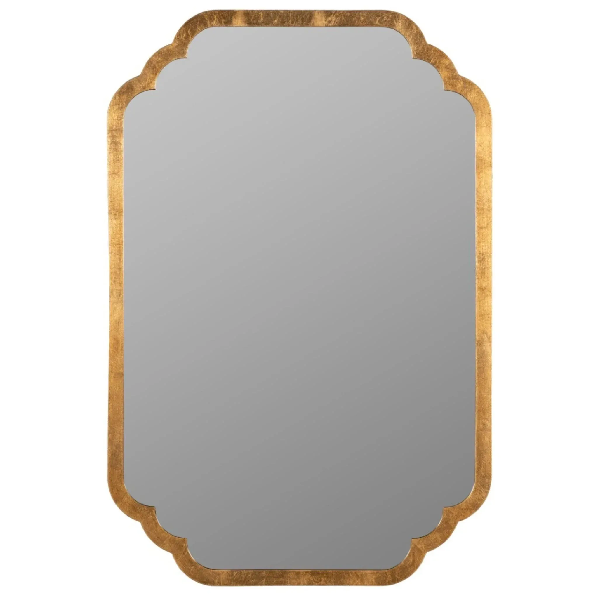 Curvy Gold Leaf Framed Wall Mirror Cutting Board,Kitchen Board