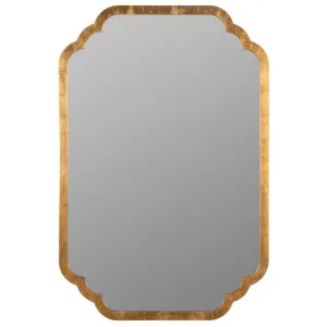 Curvy Gold Leaf Framed Wall Mirror Cutting Board,Kitchen Board