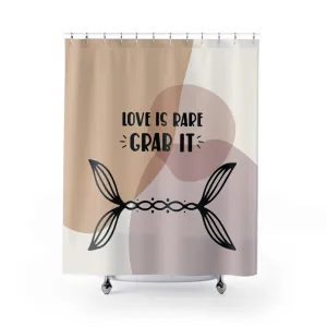 Cute Boho Shower Curtain | Beige Pastel, Black Bohemian Lighting,Home Lighting