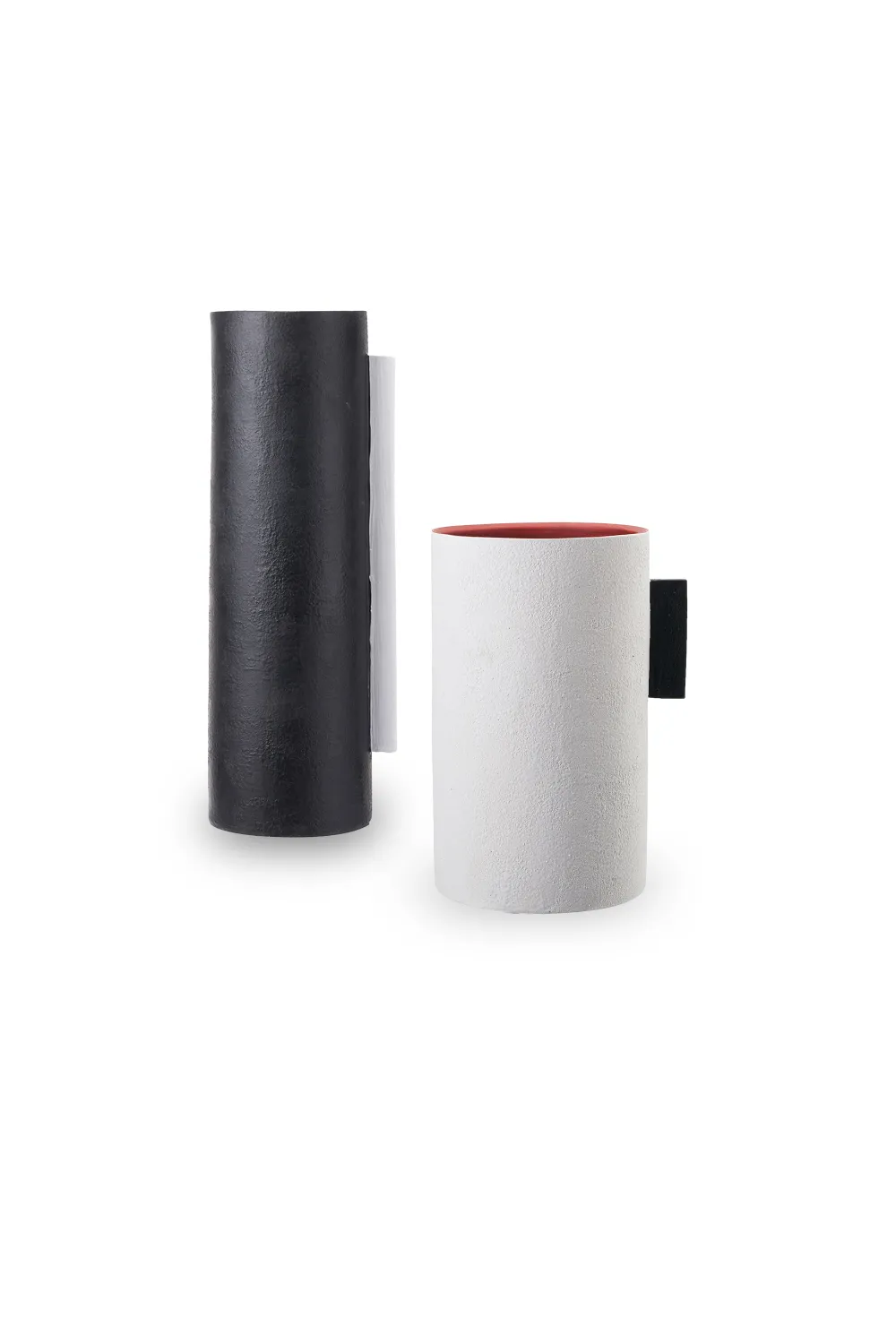 Cylindrical Black Ceramic Vase | Liang & Eimil Santi I