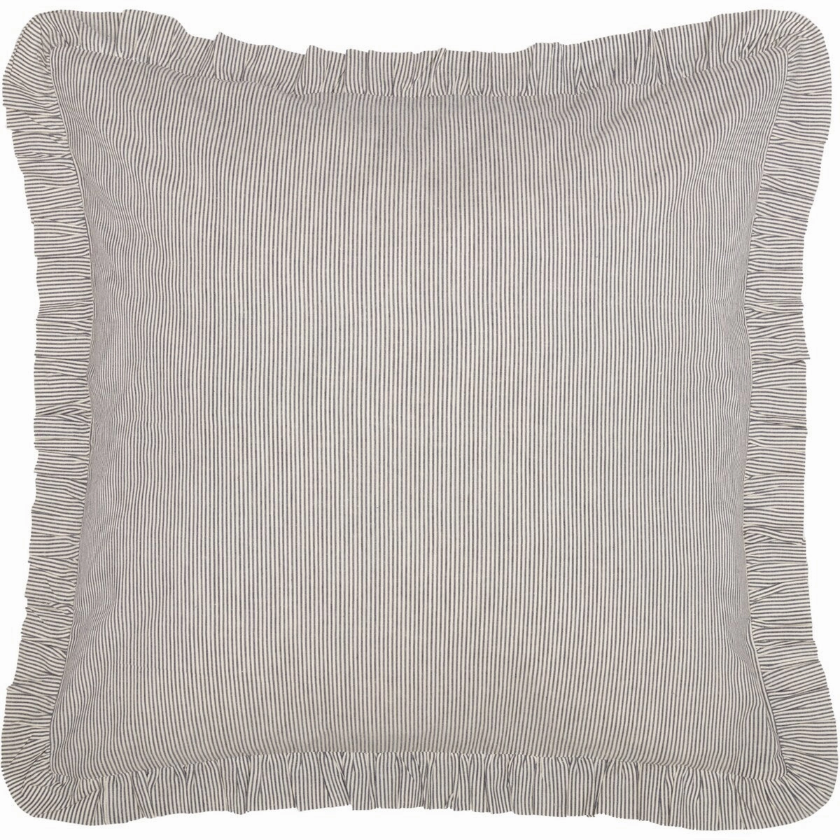 Dakota Star Farmhouse Blue Ticking Striped Euro Sham pillowcases,cotton pillow covers,bed linen