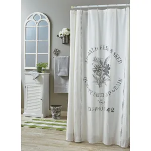 Dalia Grain Sack Stripe Shower Curtain Lighting,Lamps Fixtures