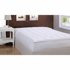 Damask Stripe Twin XL Pillowtop 500 Thread Count Mattress Pad mattress pads,mattress topper,bed protection