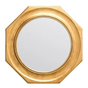 Darby Antiqued Gold Leaf Round Mirror Cutting Board,Kitchen Board
