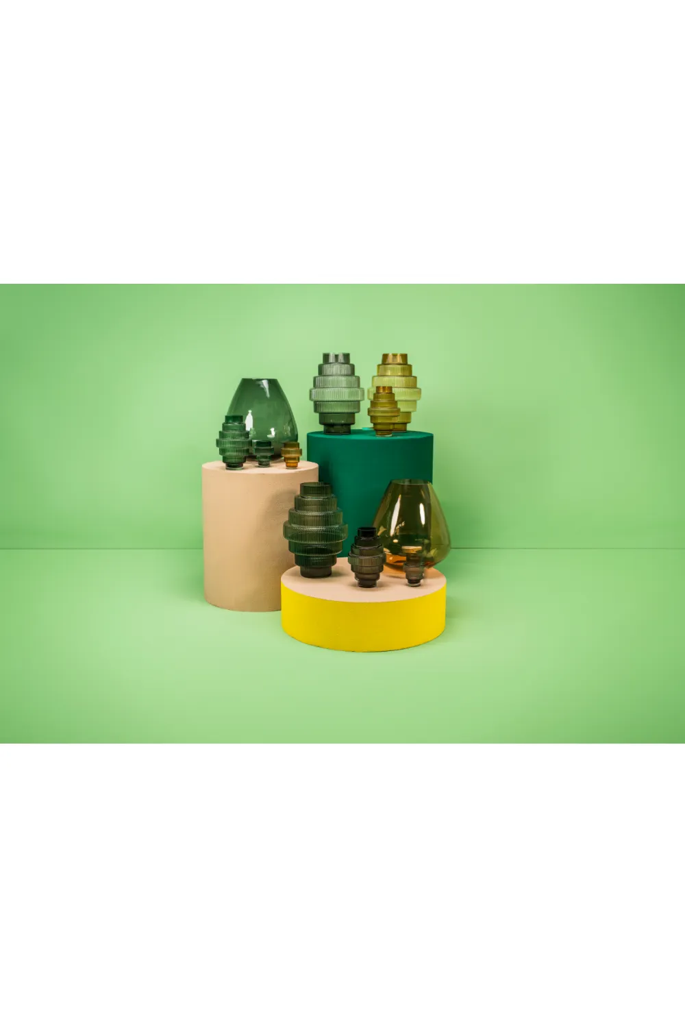 Dark Gray Glass Vase S | Pols Potten Steps