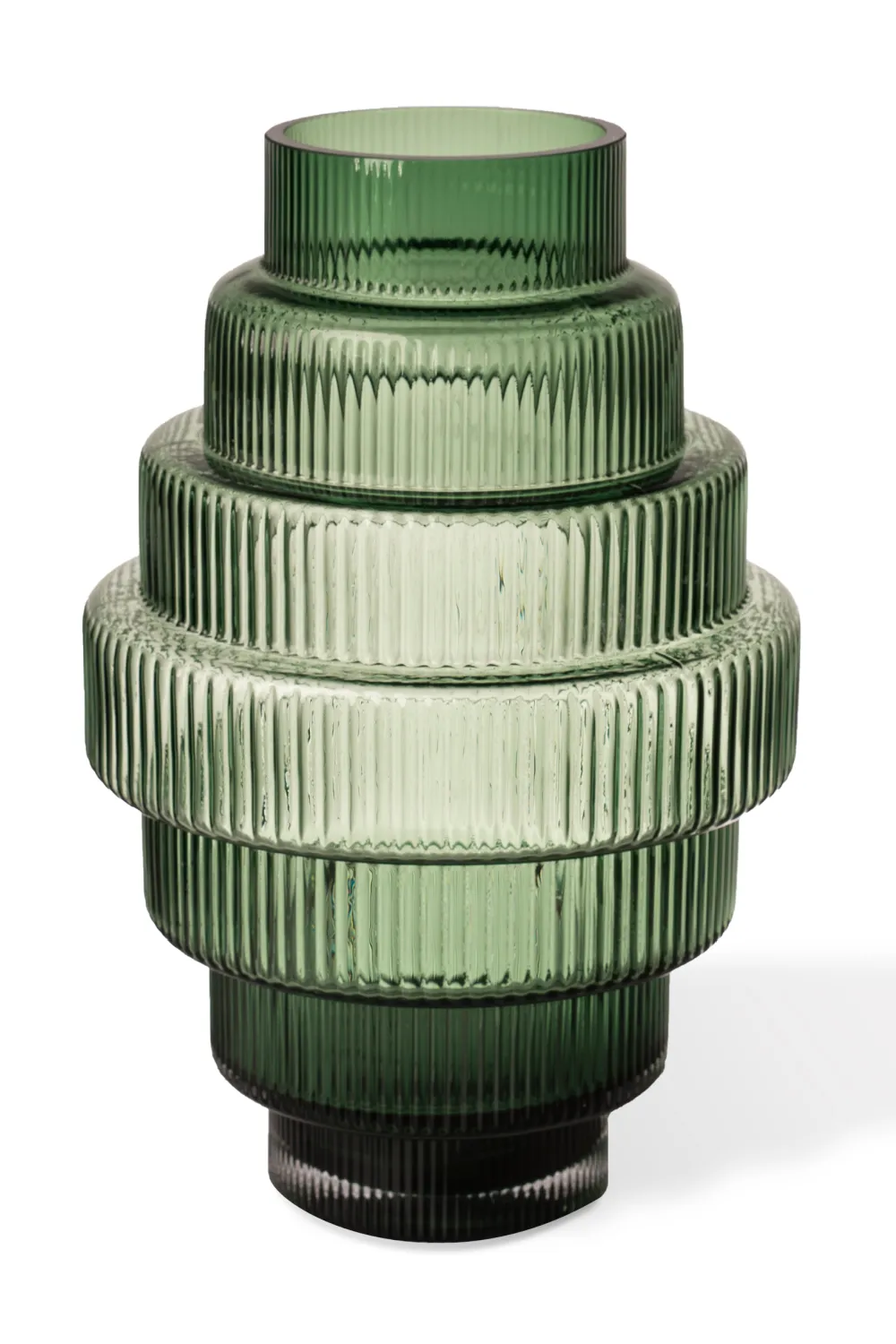 Dark Green Glass Vase L | Pols Potten Vase,Glass Vase