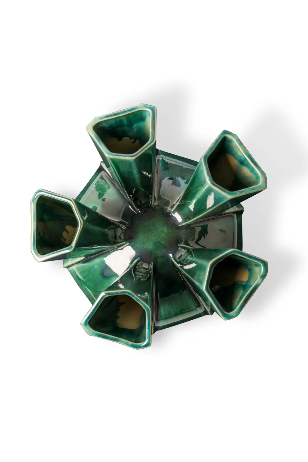 Dark Green Porcelain Vase | Pols Potten Puyi
