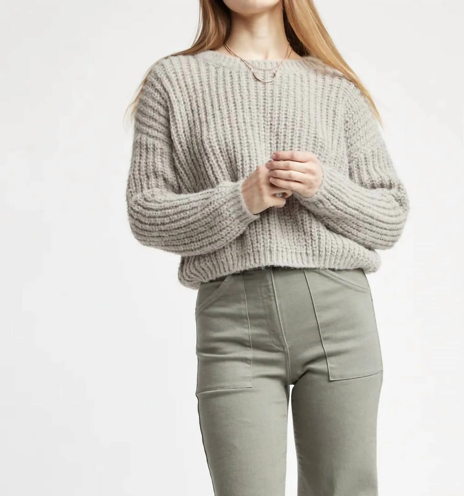Darla Sweater In Dolphin