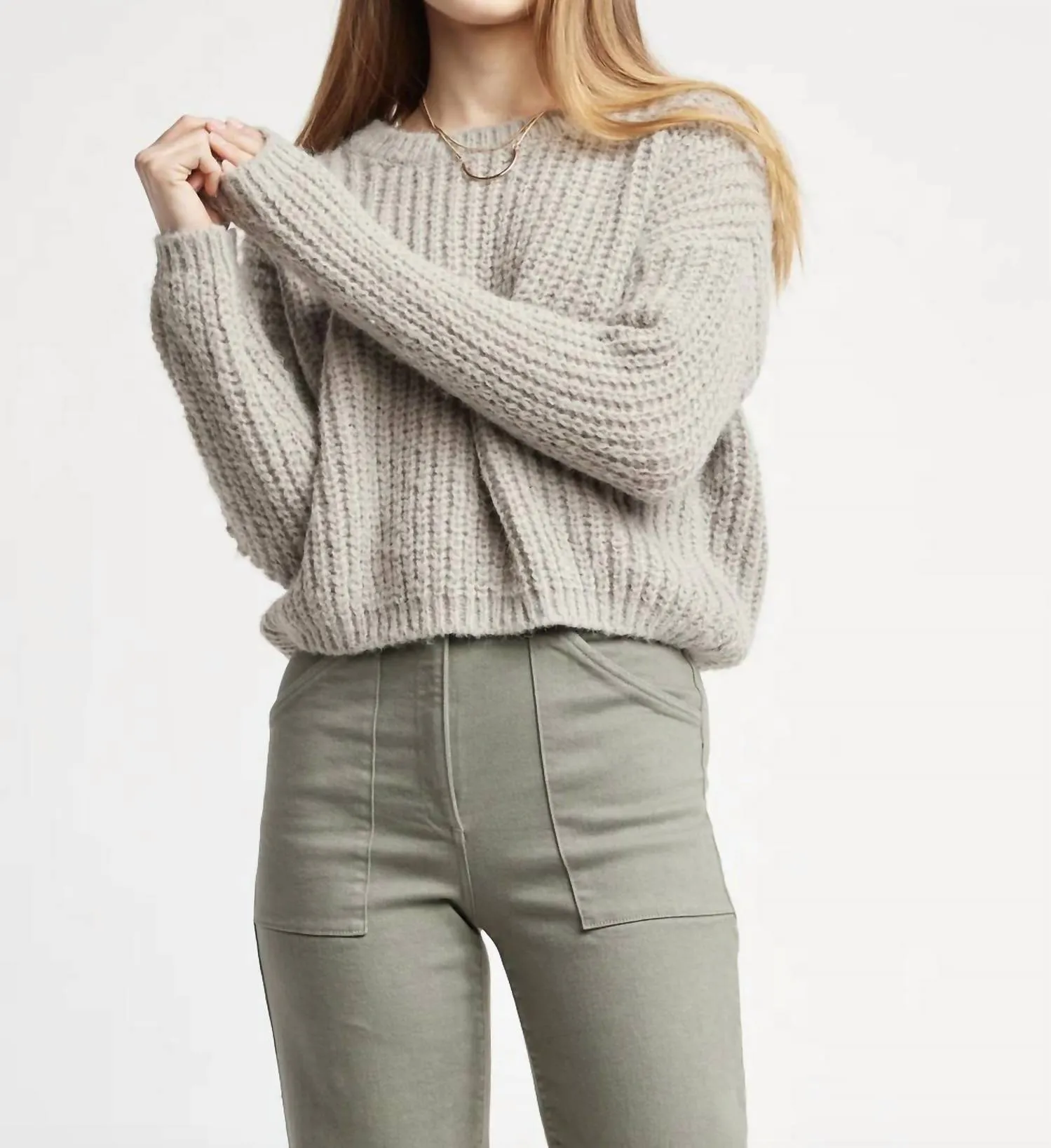 Darla Sweater In Dolphin