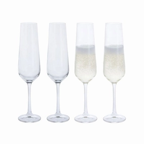 Dartington Cheers! Champagne Flute, Set of 4 Kitchen,modern kitchen essentials
