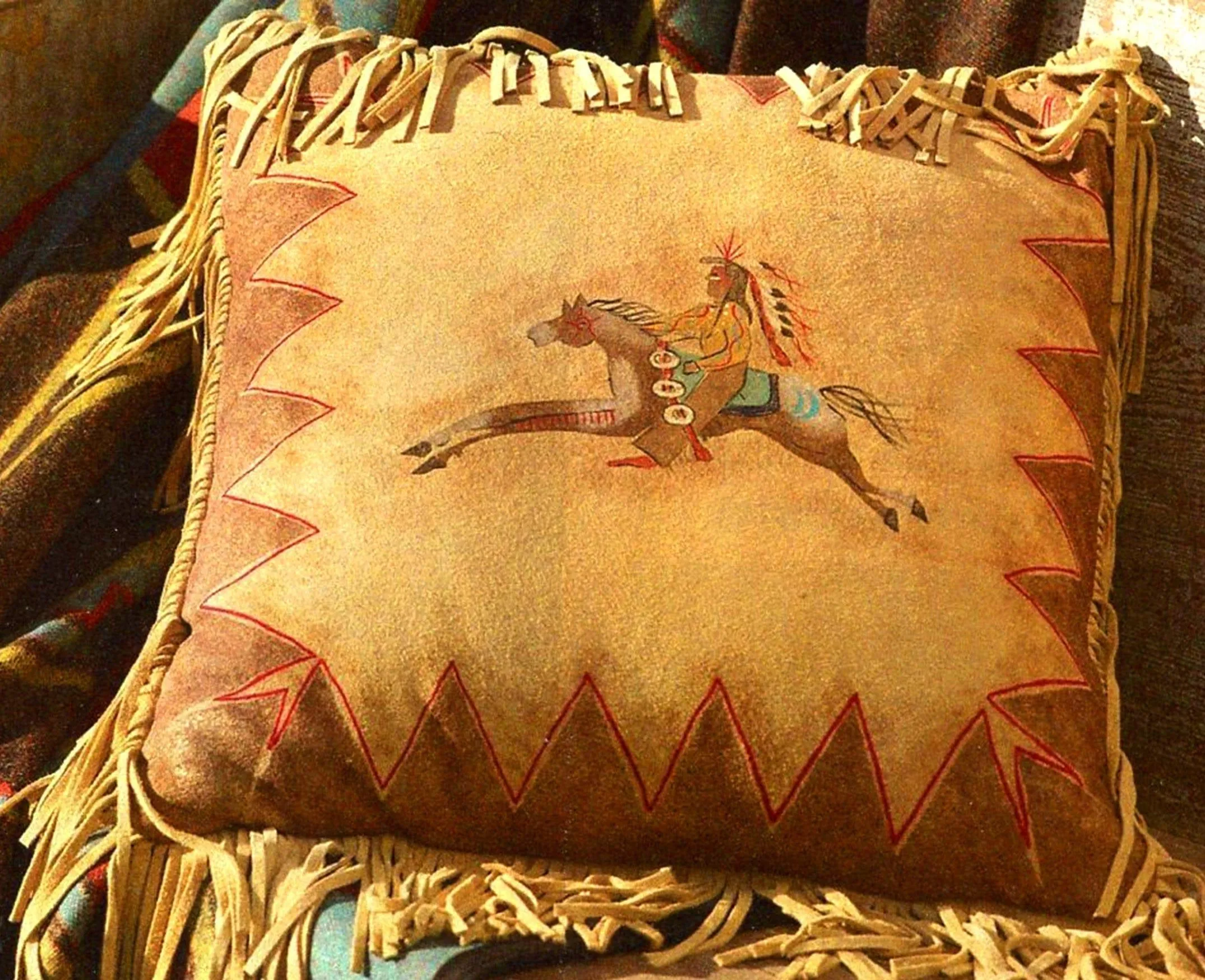 Deer Suede Cayuse Accent Pillow luxury bedding, duvet cover
