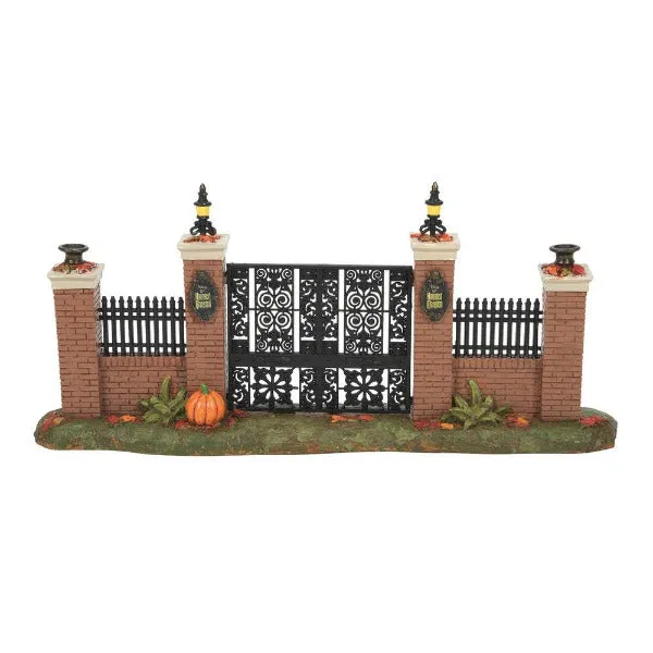 Dept56 Disney Haunted Mansion Gate Halloween Village Accessory Decorative Mirror,Home Decor Mirror
