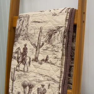 Desert Landscape Throw Blanket bookcase, standing shelf