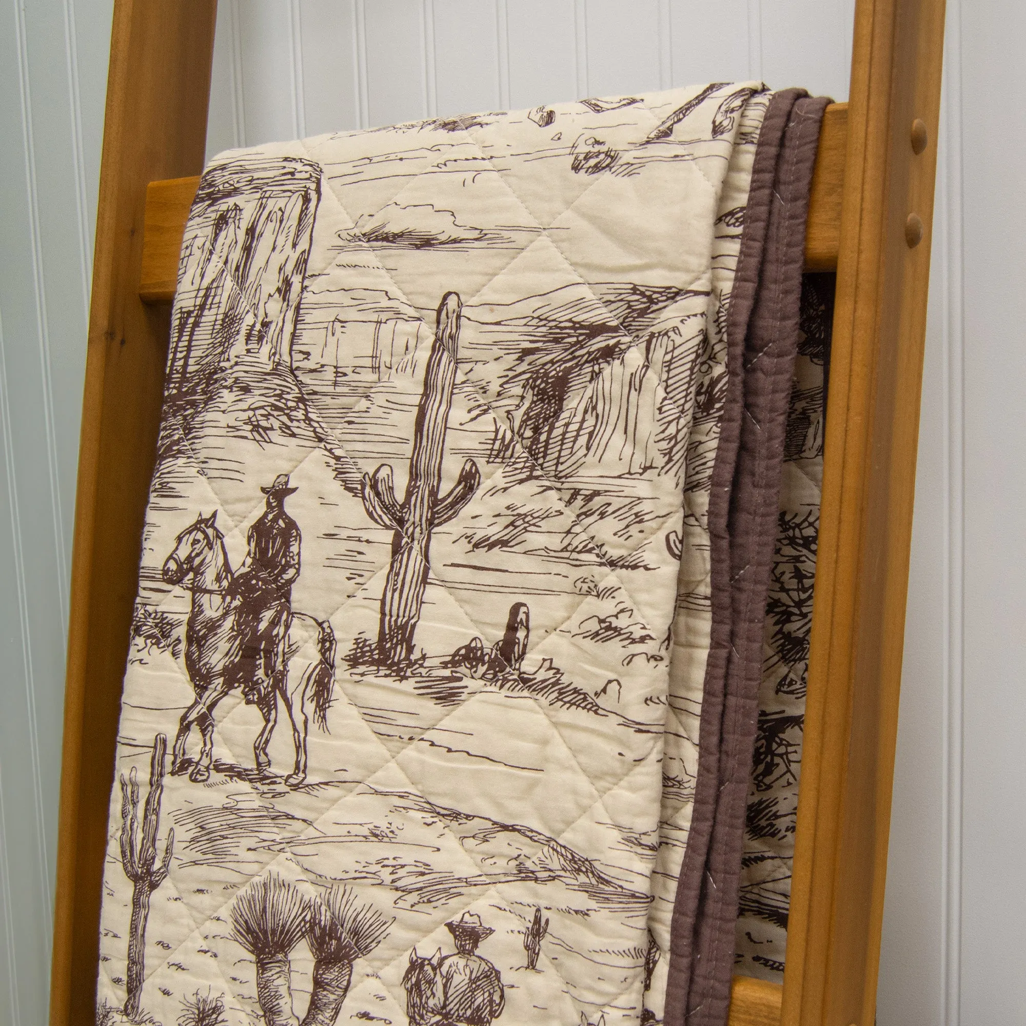 Desert Landscape Throw Blanket bookcase, standing shelf