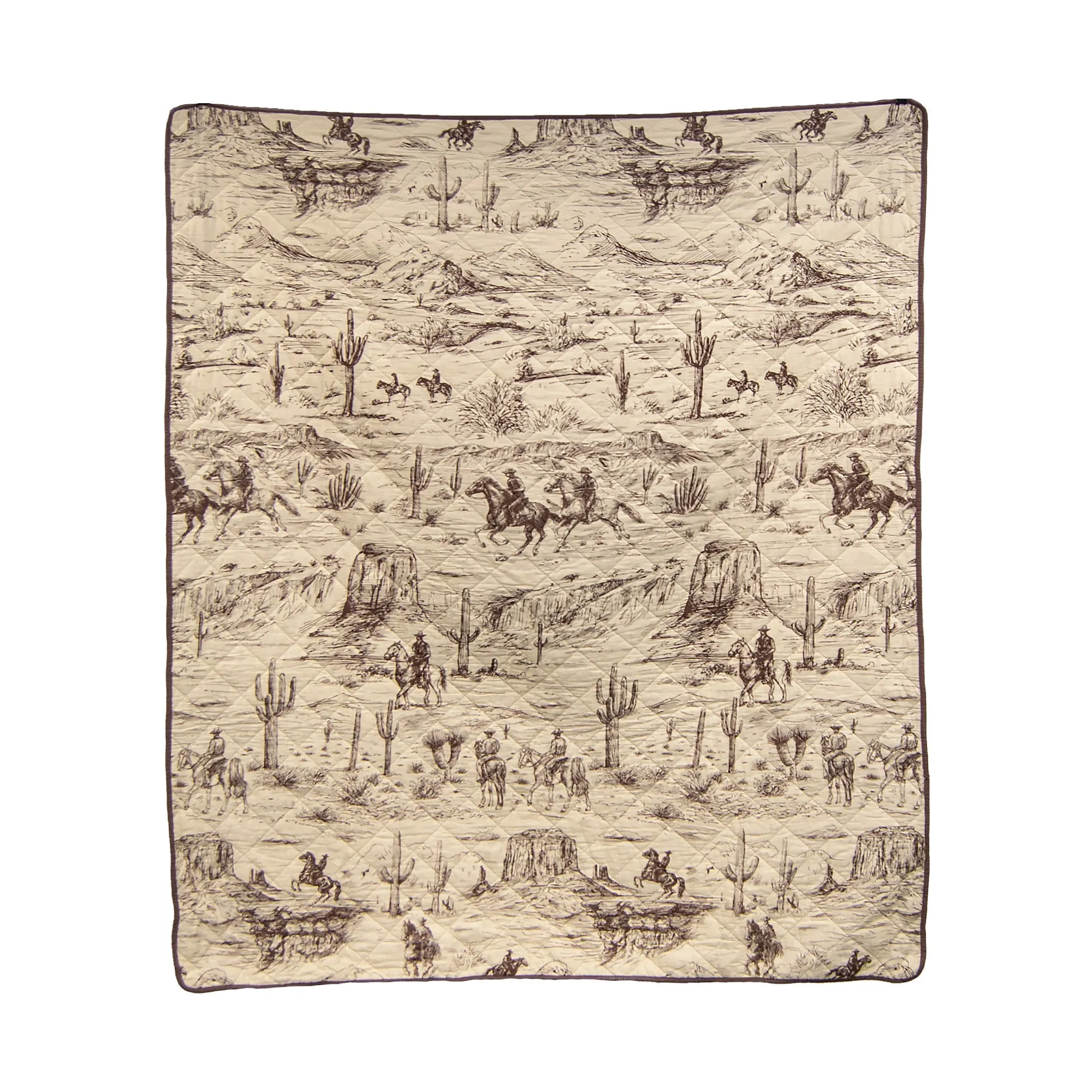 Desert Landscape Throw Blanket