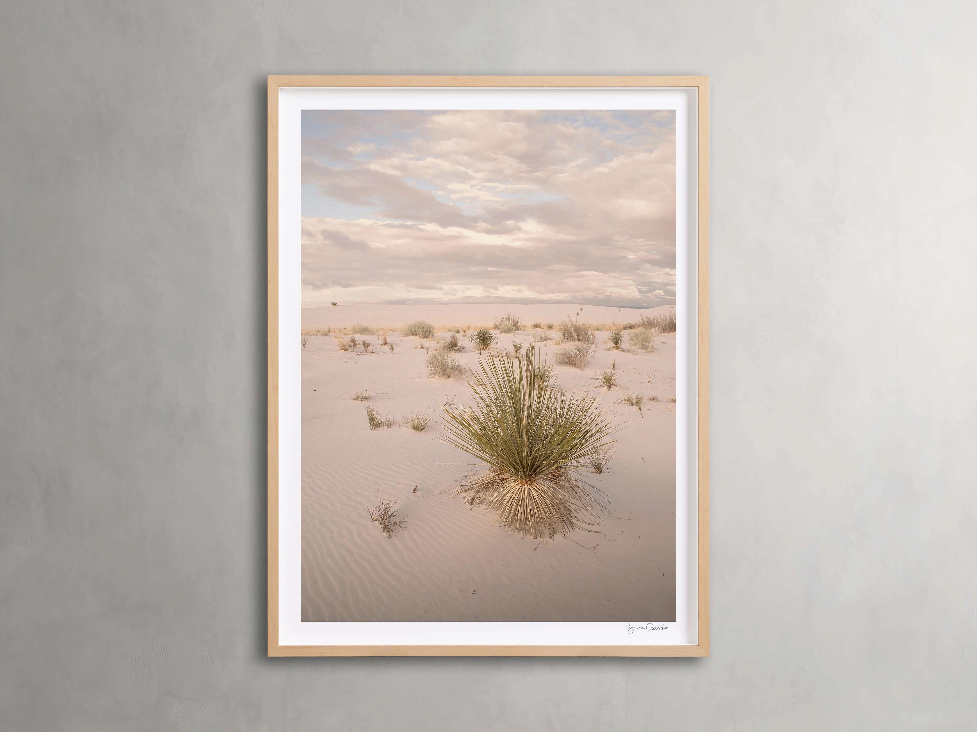 Desert Serenity Framed Print Wall Art,canvas wall art set