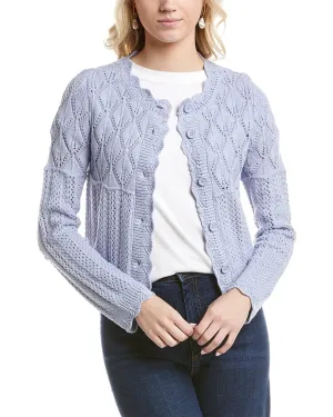 Design History Button Front Cardigan