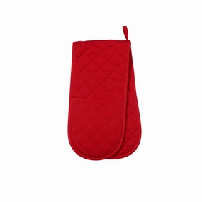 Dexam Double Oven Glove- Love Colour Scarlet Food Preparation,cutting boards set