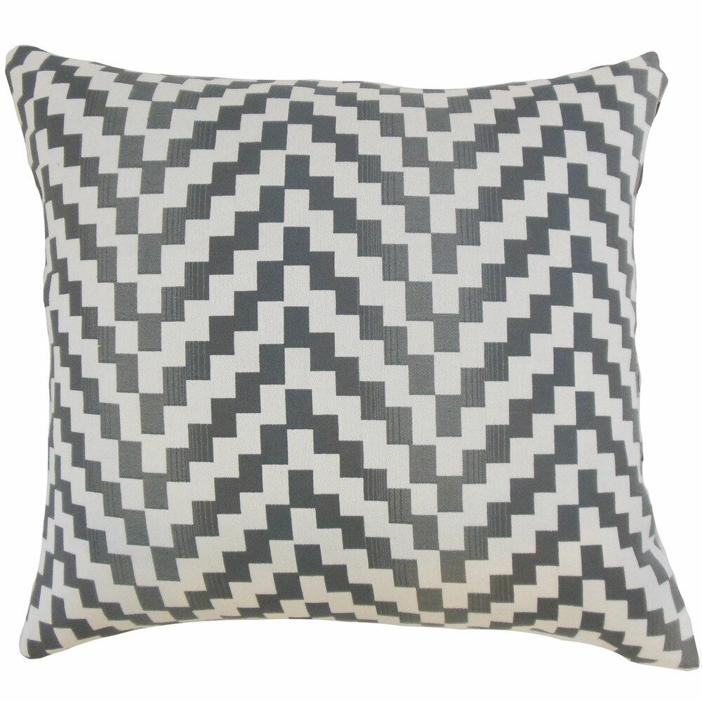 Dhiren Geometric Euro Sham Zinc pillowcases,cotton pillow covers,bed linen
