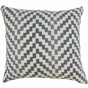 Dhiren Geometric Euro Sham Zinc pillowcases,cotton pillow covers,bed linen