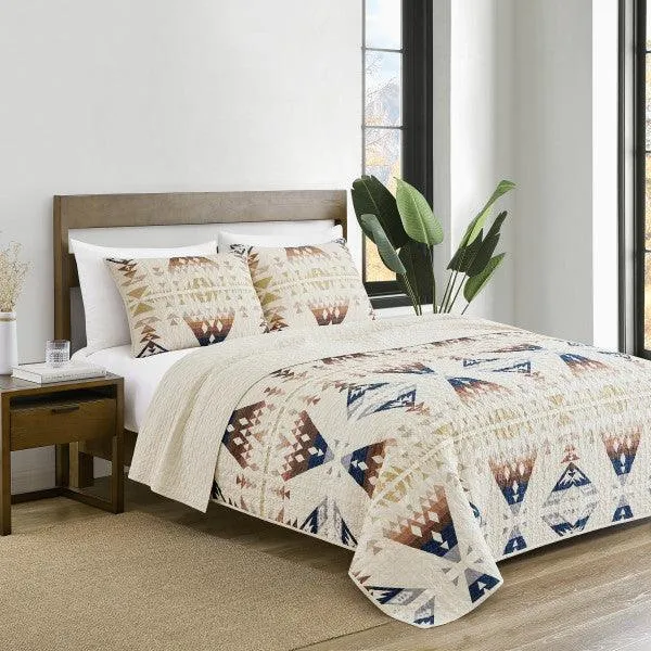 Diamond Peak Fog Coverlet Set