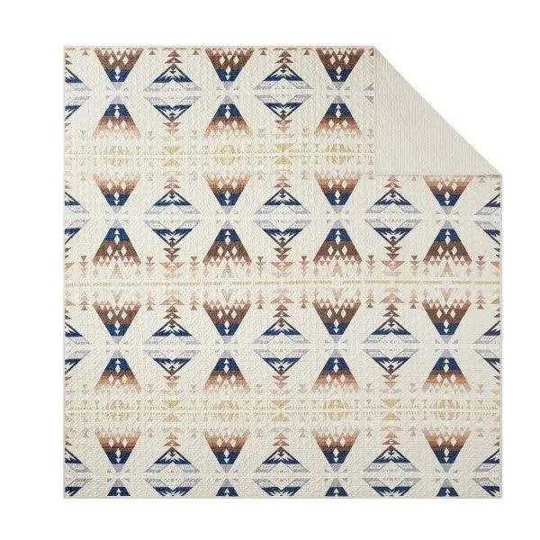 Diamond Peak Fog Coverlet Set