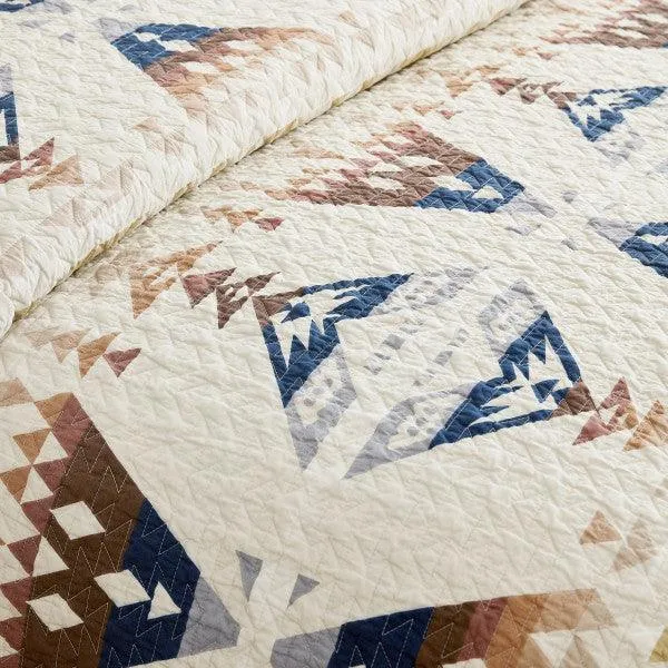 Diamond Peak Fog Coverlet Set