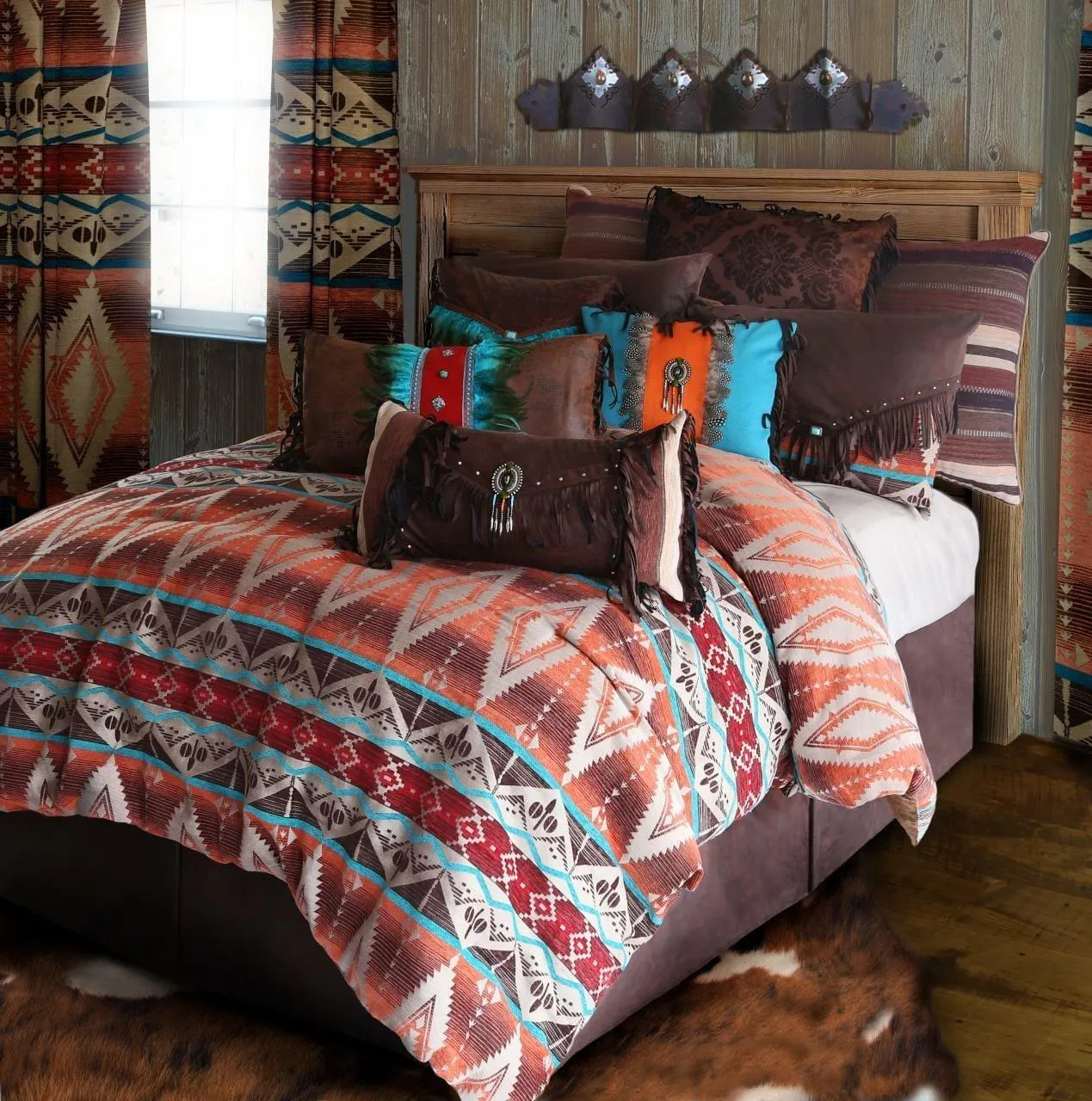 Diamond Sage Aztec Bedding
