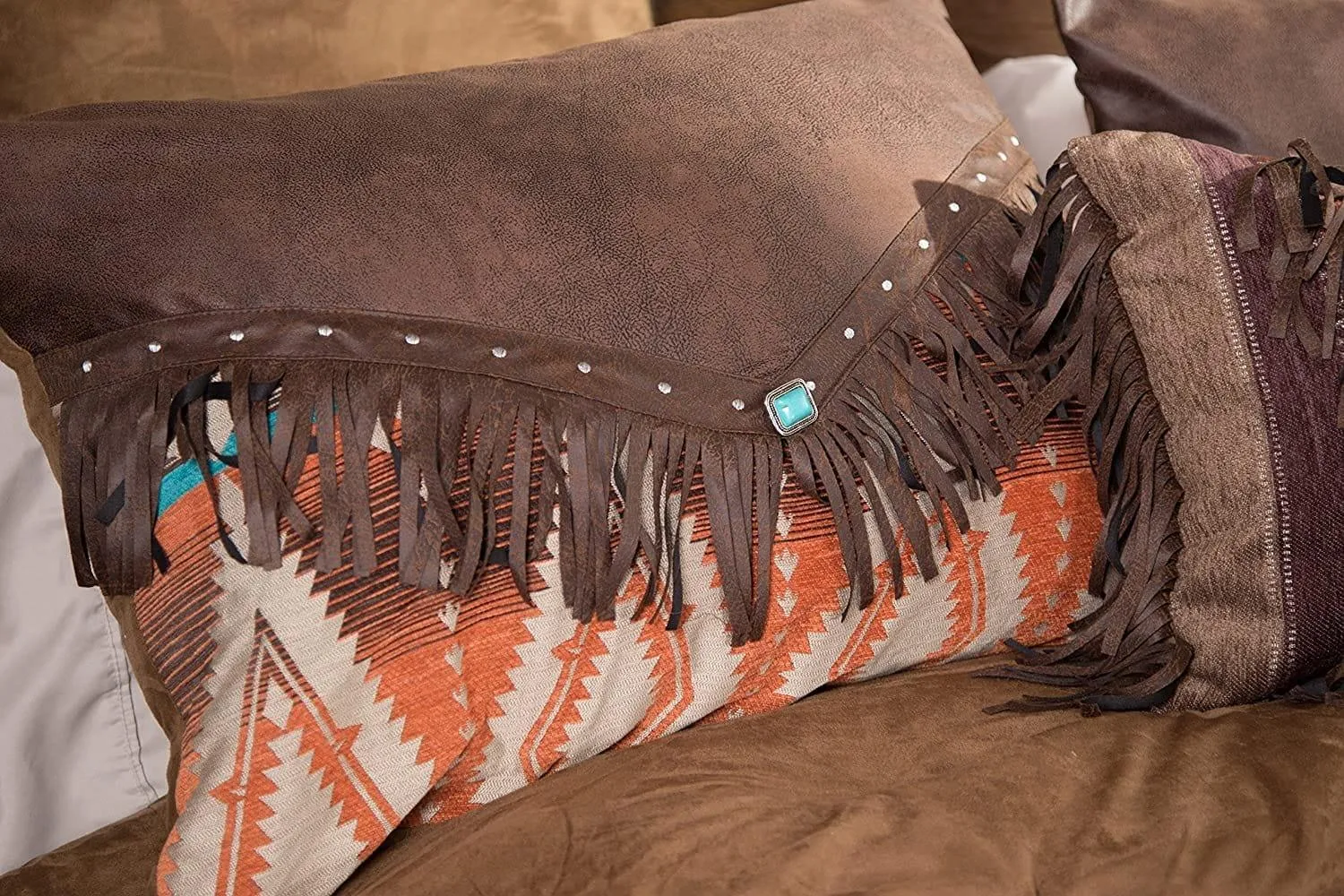 Diamond Sage Aztec Bedding