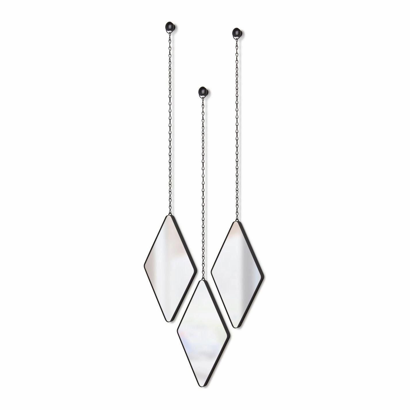 Dima Diamond Mirrors (Set of 3) Mirrors,large decorative mirror