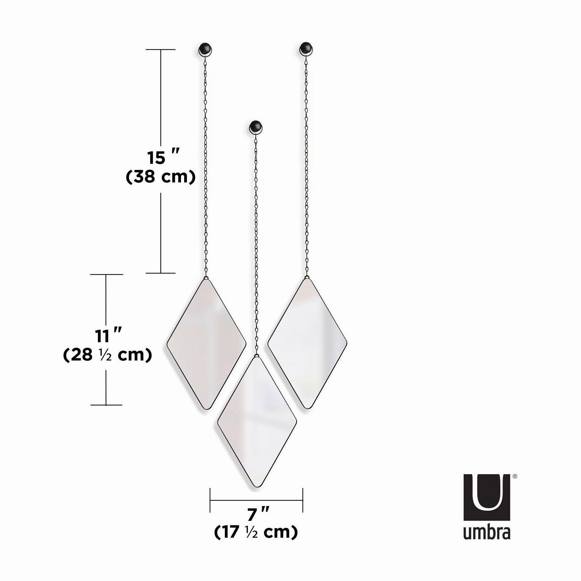 Dima Diamond Mirrors (Set of 3)