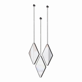 Dima Diamond Mirrors (Set of 3) Mirrors,large decorative mirror