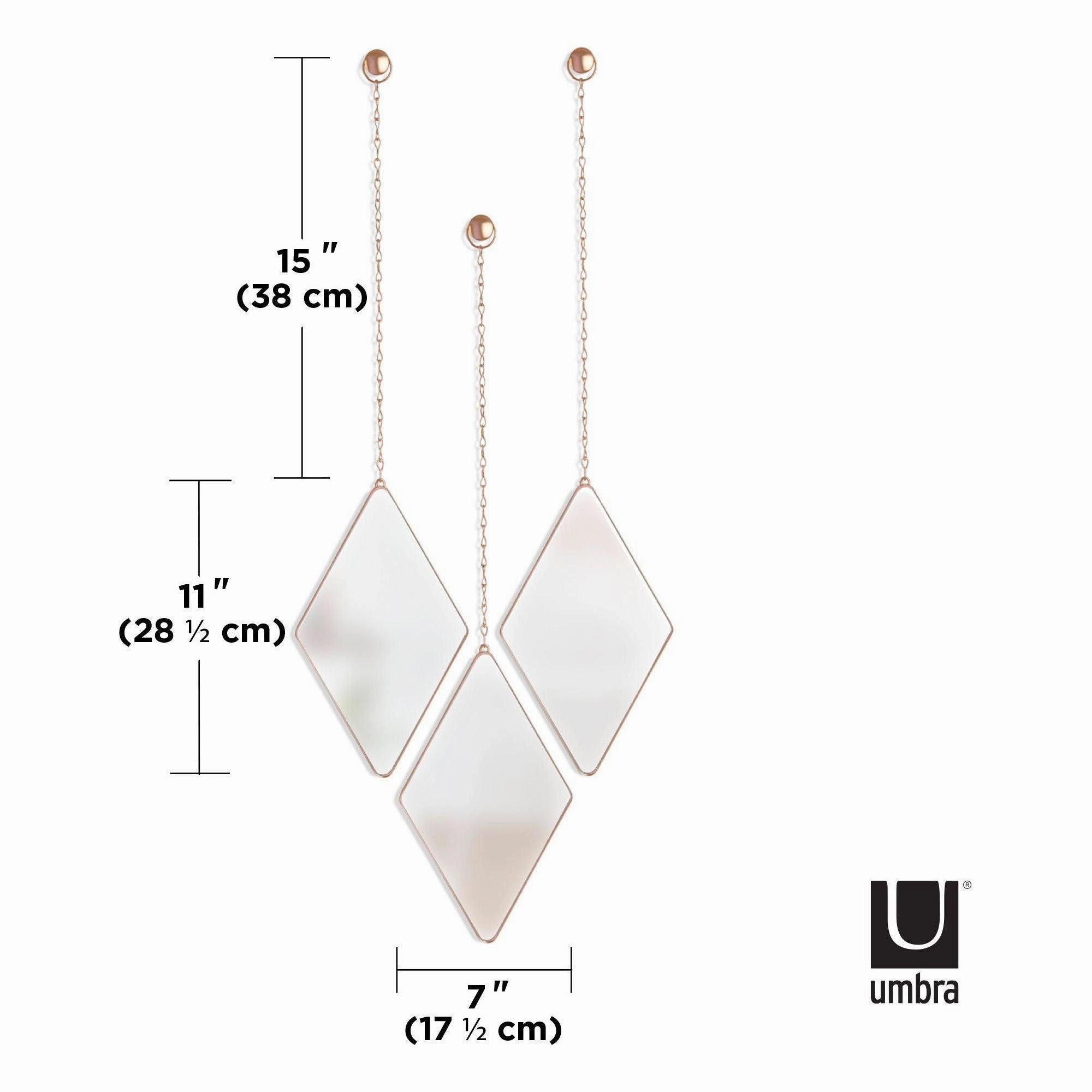 Dima Diamond Mirrors (Set of 3)