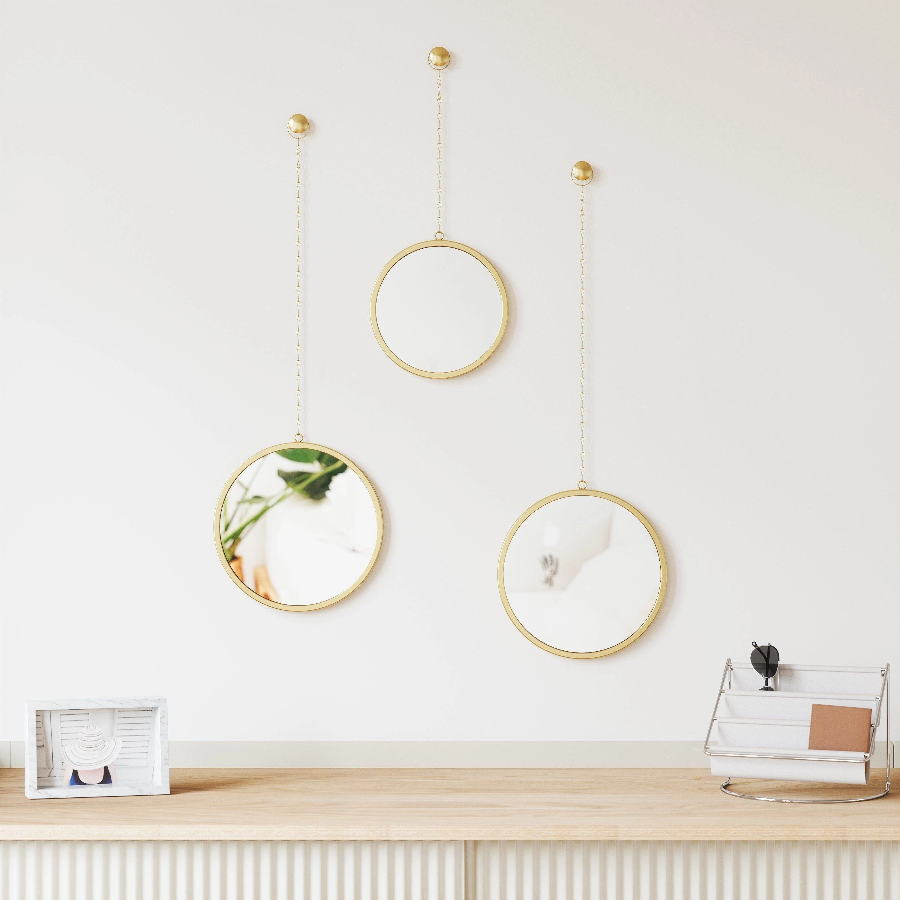Dima Round Mirrors (Set of 3)