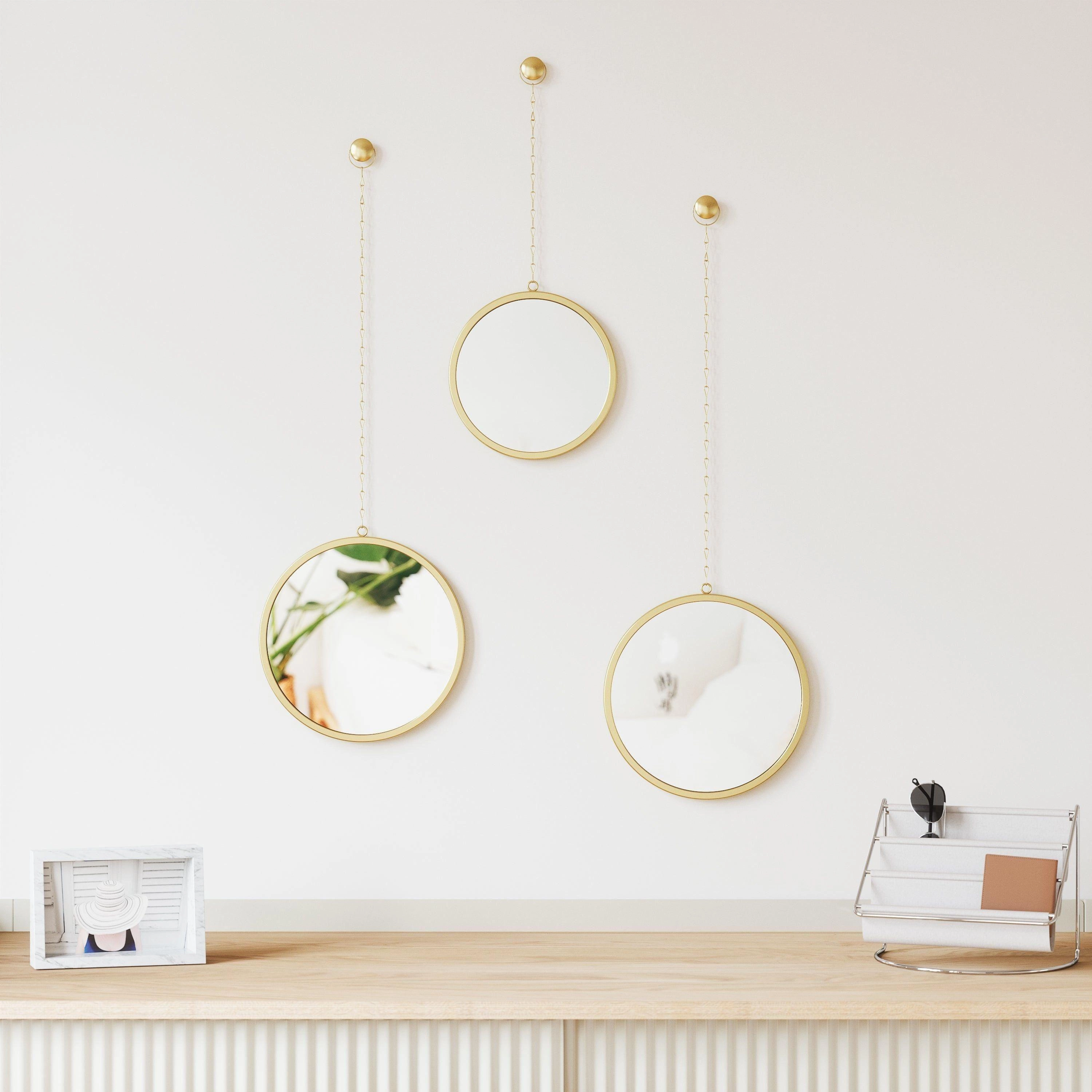 Dima Round Mirrors (Set of 3)