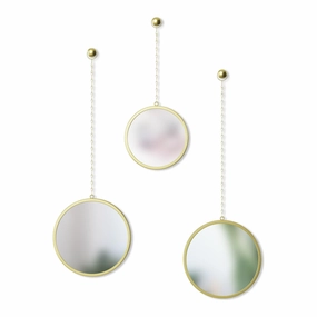 Dima Round Mirrors (Set of 3) Mirrors,large decorative mirror