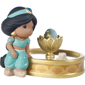 Disney Aladdin's Jasmine with Mirror Fountain Your Adventure Awaits Figurine Decorative Mirror,Home Decor Mirror