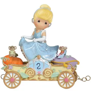 Disney Birthday Parade Bibbidi, Bobbidi, Boo  Now You're Two!, Age 2, Figurine Decorative Mirror,Home Decor Mirror
