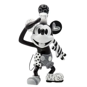 Disney Britto 9" Steamboat Willie Figurine Decorative Mirror,Home Decor Mirror