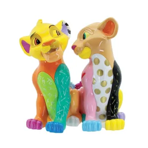 Disney Britto Simba & Nala 8"  Figurine Decorative Mirror,Home Decor Mirror